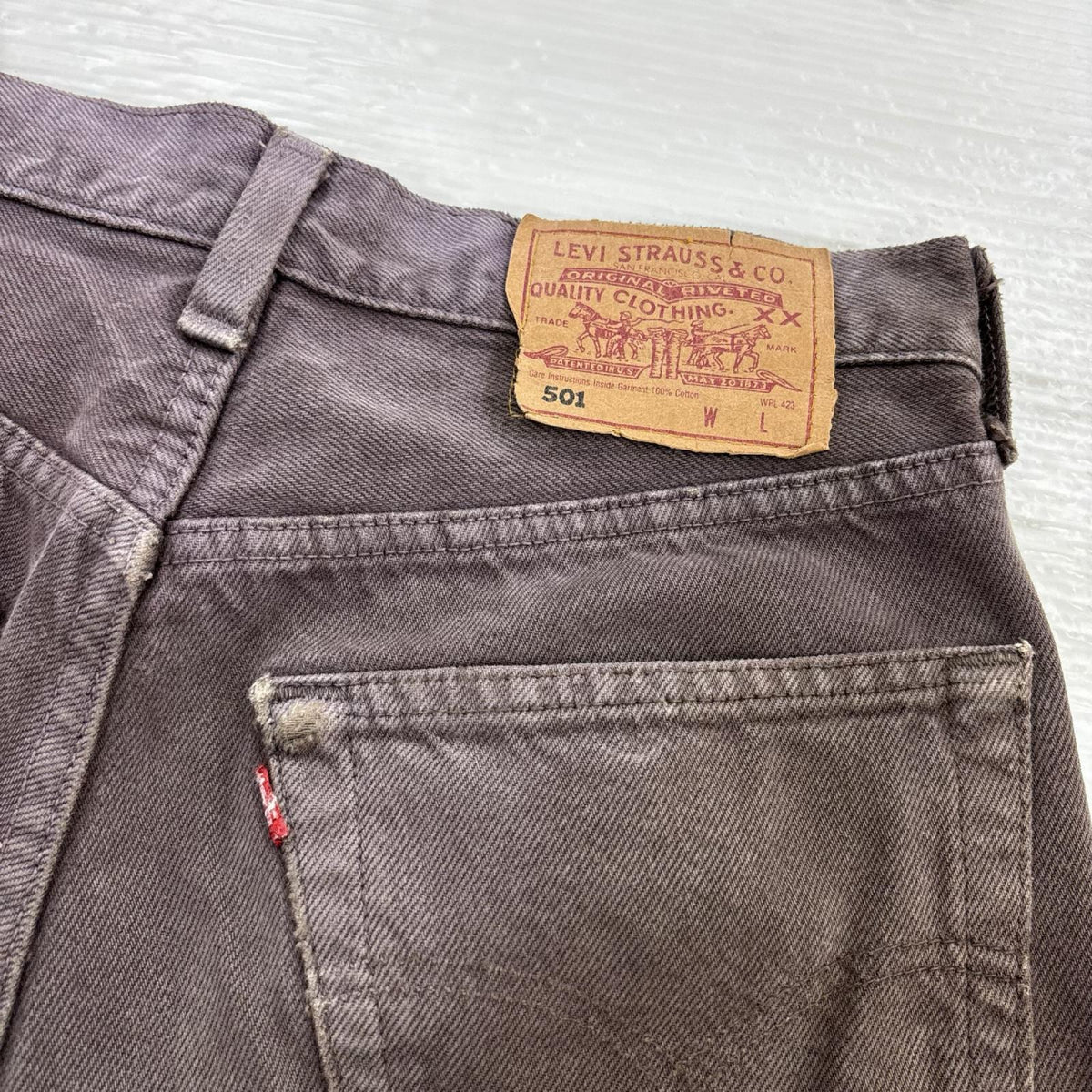 デニムパンツ 501 USA製 ﾌﾞﾗｳﾝ