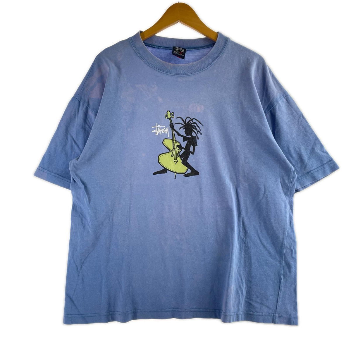 半袖Ｔシャツ ﾌｪｰﾄﾞ 90s ﾁｪﾛ ｼｬﾄﾞｰﾏﾝ ﾌﾞﾙｰ ｵｰｽﾄﾗﾘｱ製 S ブルー