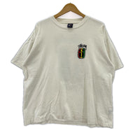 半袖Ｔシャツ 90s 紺タグ DESIGNED IN USA ラスタ Tシャツ L ホワイト M ホワイト