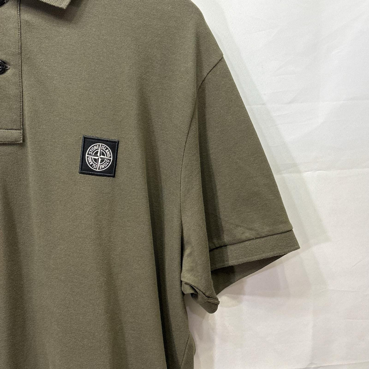 ポロシャツ LOGO-PATCH POLO SHIRT 3L カーキ