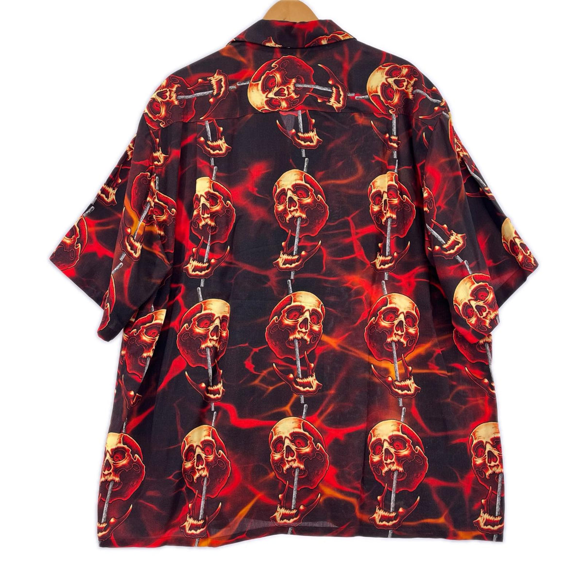 半袖シャツ 56 TATTOO STUDIO 25SS HAWAIIAN SHIRT (L) L レッド