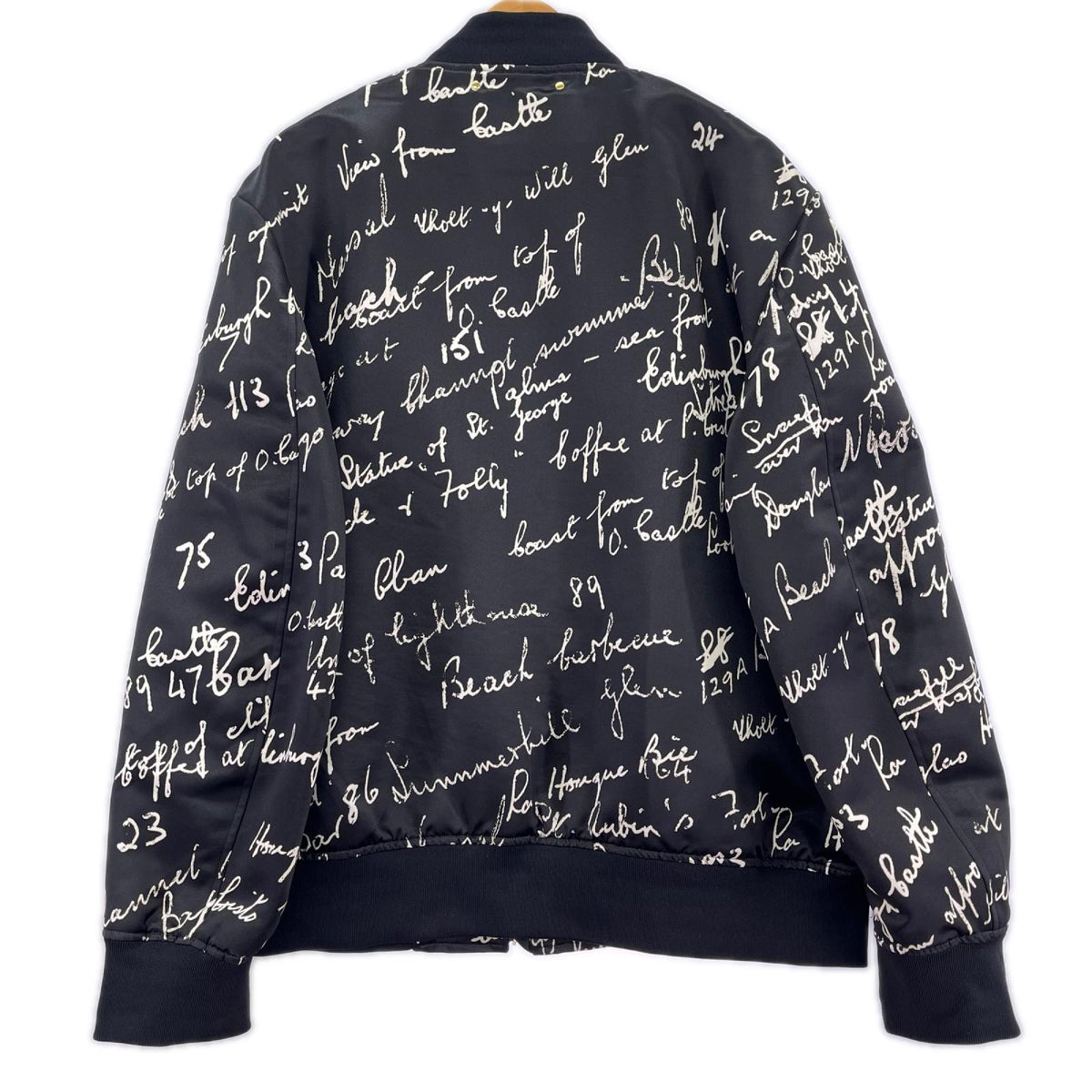 ブルゾン Slide Notes MA-1ﾌﾞﾙｿﾞﾝ (XL) 253169 275U ブラック