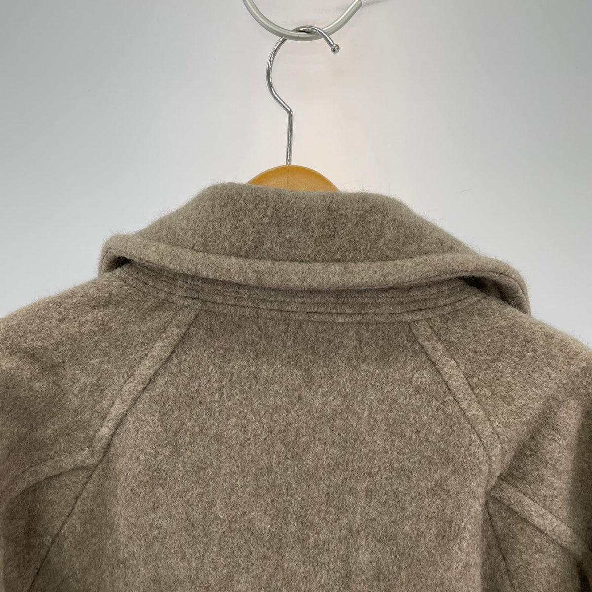 その他アウター 17AW ヤクウール ショールカラーコート S
