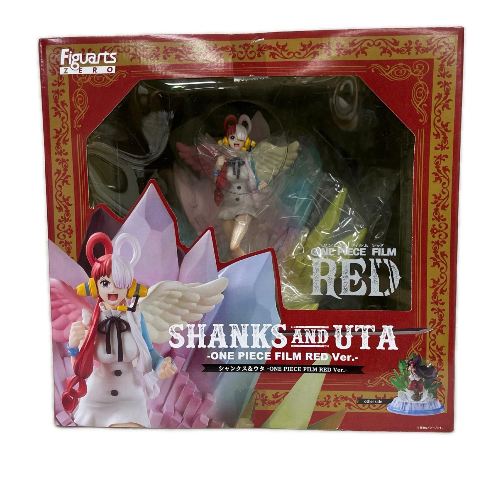 フィギュアーツZERO ［超激戦］ワンピース シャンクス＆ウタ ONE PIECE FILM RED BANDAI フィギュア/グッズ