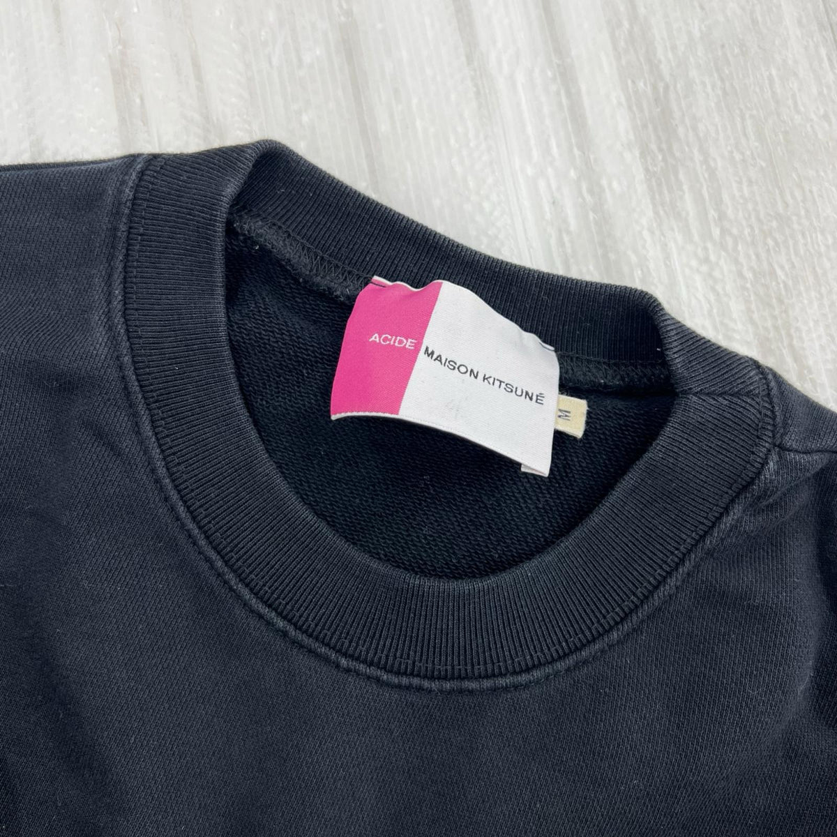 スウェット MAISON KITSUNE スウェット 黒 M ブラック