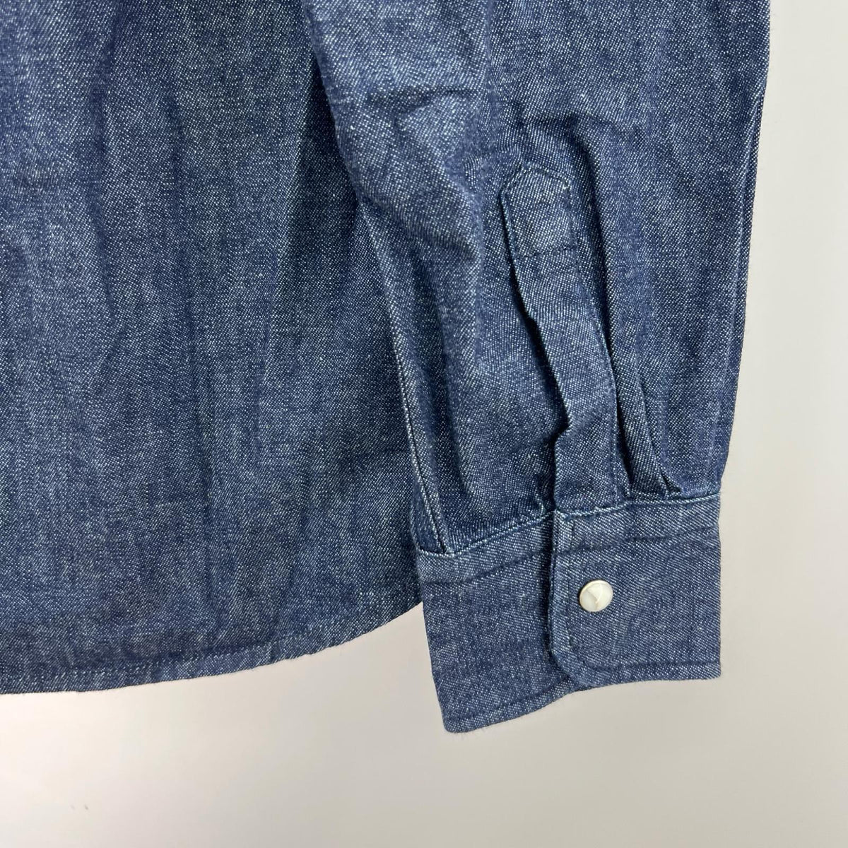 長袖シャツ MAISON KITSUNE デニムウェスタンシャツ 濃紺 M