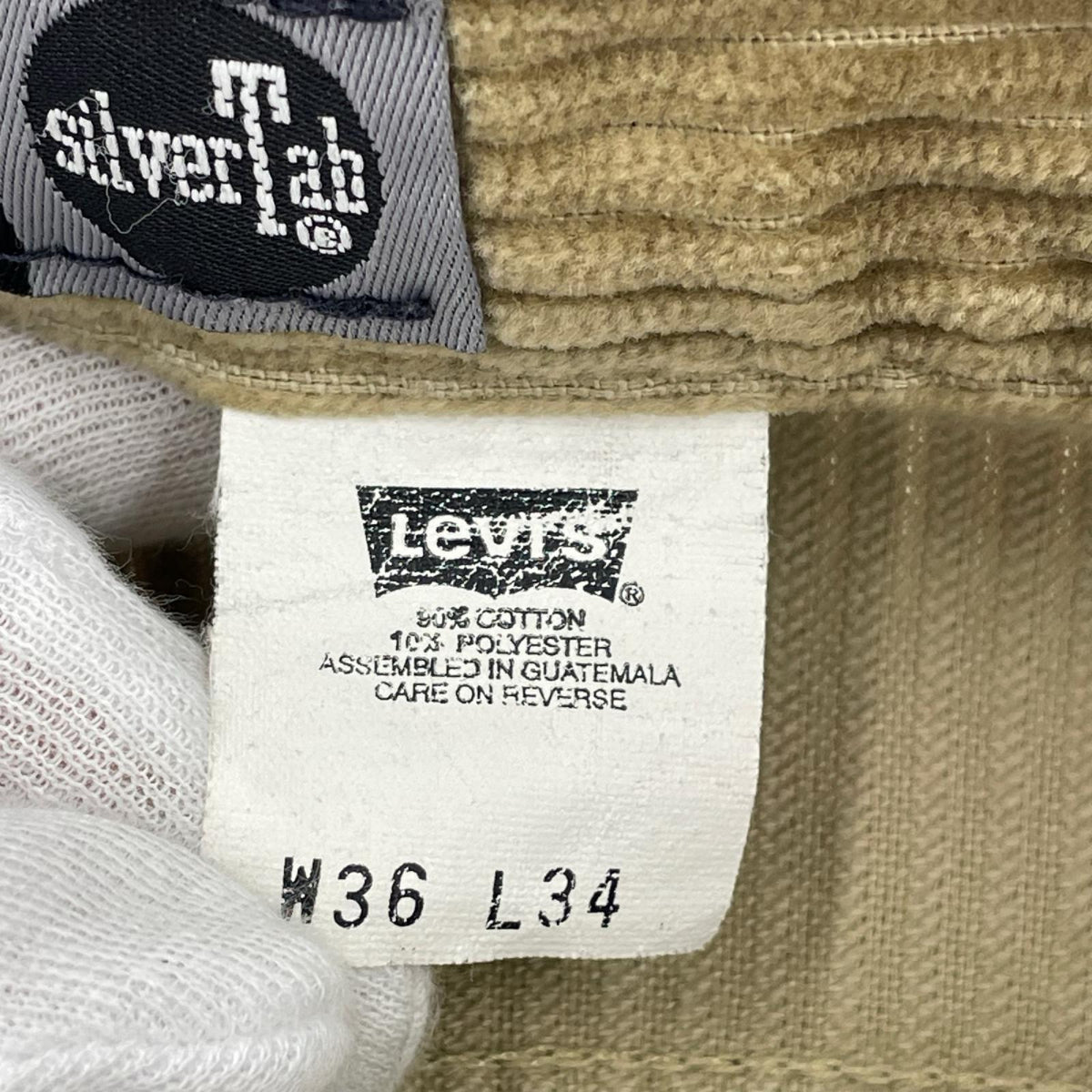 パンツ 90s Silver Tab ｺｰﾃﾞｭﾛｲ (36) 36 ベージュ