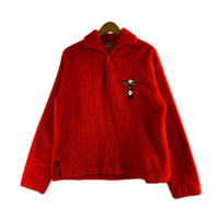 ジャケット KODIAK CAMPUS ﾌｪｲｸﾌｧｰﾌﾟﾙｵｰﾊﾞｰ M レッド