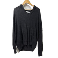 パーカー HOOD KNIT S グレー