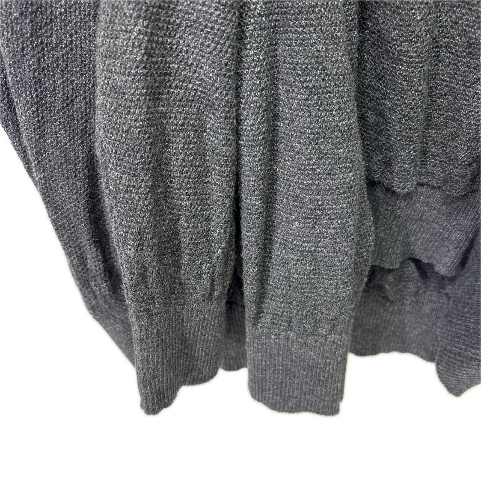 パーカー HOOD KNIT S グレー