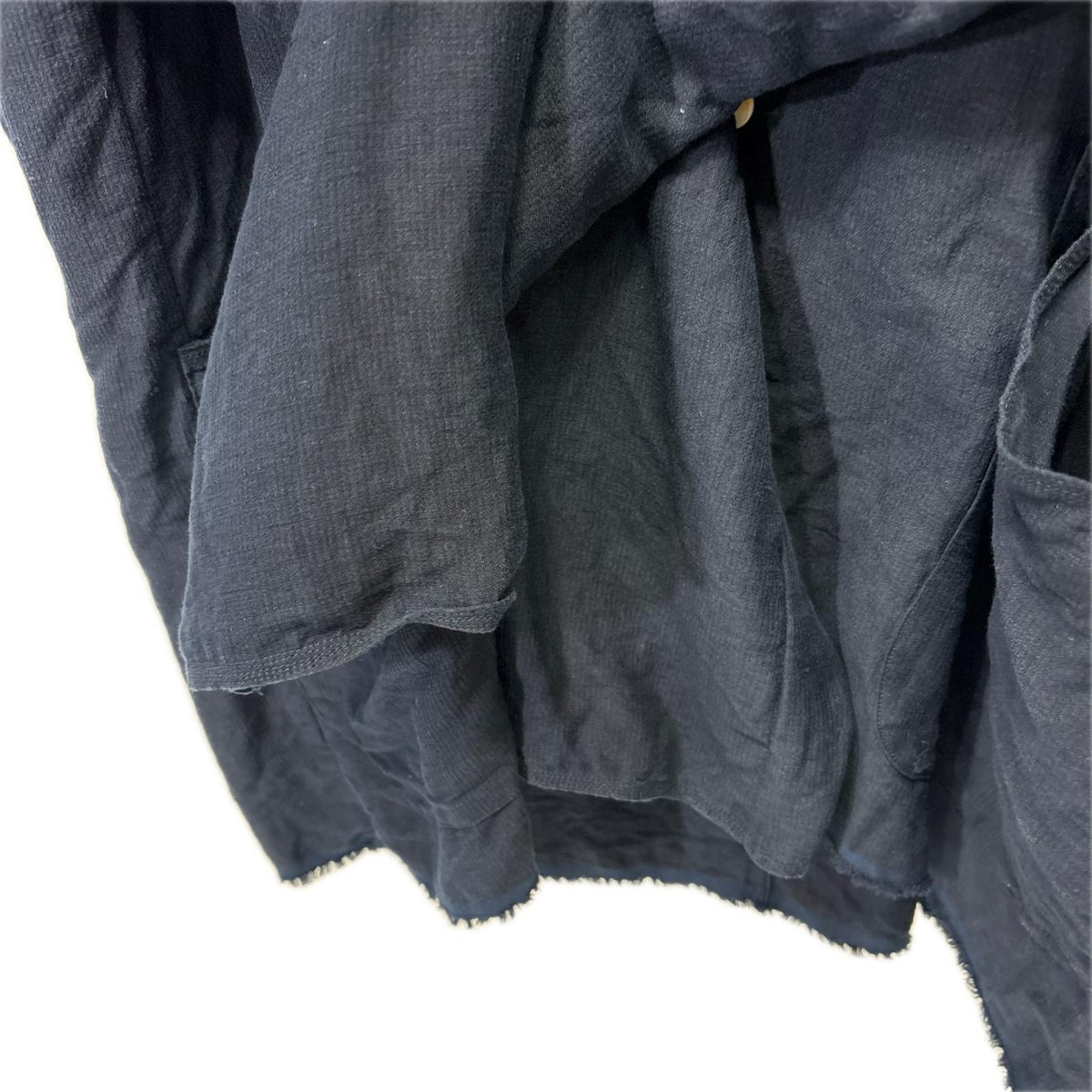 長袖シャツ 24SS 折って折ってSHIRT JACKET ネイビー