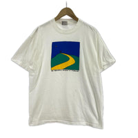 半袖Ｔシャツ 90s USA製 ONEITA ﾘﾁｬｰﾄﾞ・ｽﾀｲﾝ 白 (L) L ホワイト
