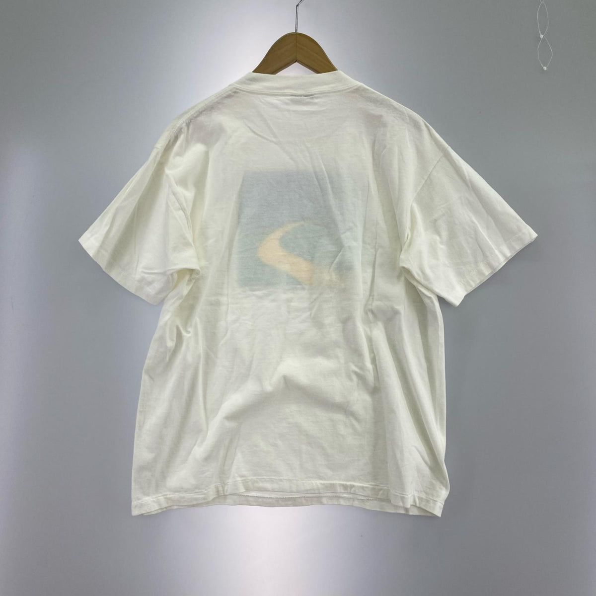 半袖Ｔシャツ 90s USA製 ONEITA ﾘﾁｬｰﾄﾞ・ｽﾀｲﾝ 白 (L) L ホワイト
