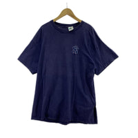 半袖Ｔシャツ 00s Dynasty NYﾛｺﾞ NVY ﾒｷｼｺ製 (XL) ネイビー