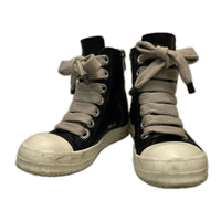 スニーカー Rick Owens ジャンボレース　ハイカットスニーカー 26cm (US8 UK7 1/2 EU42) ブラック