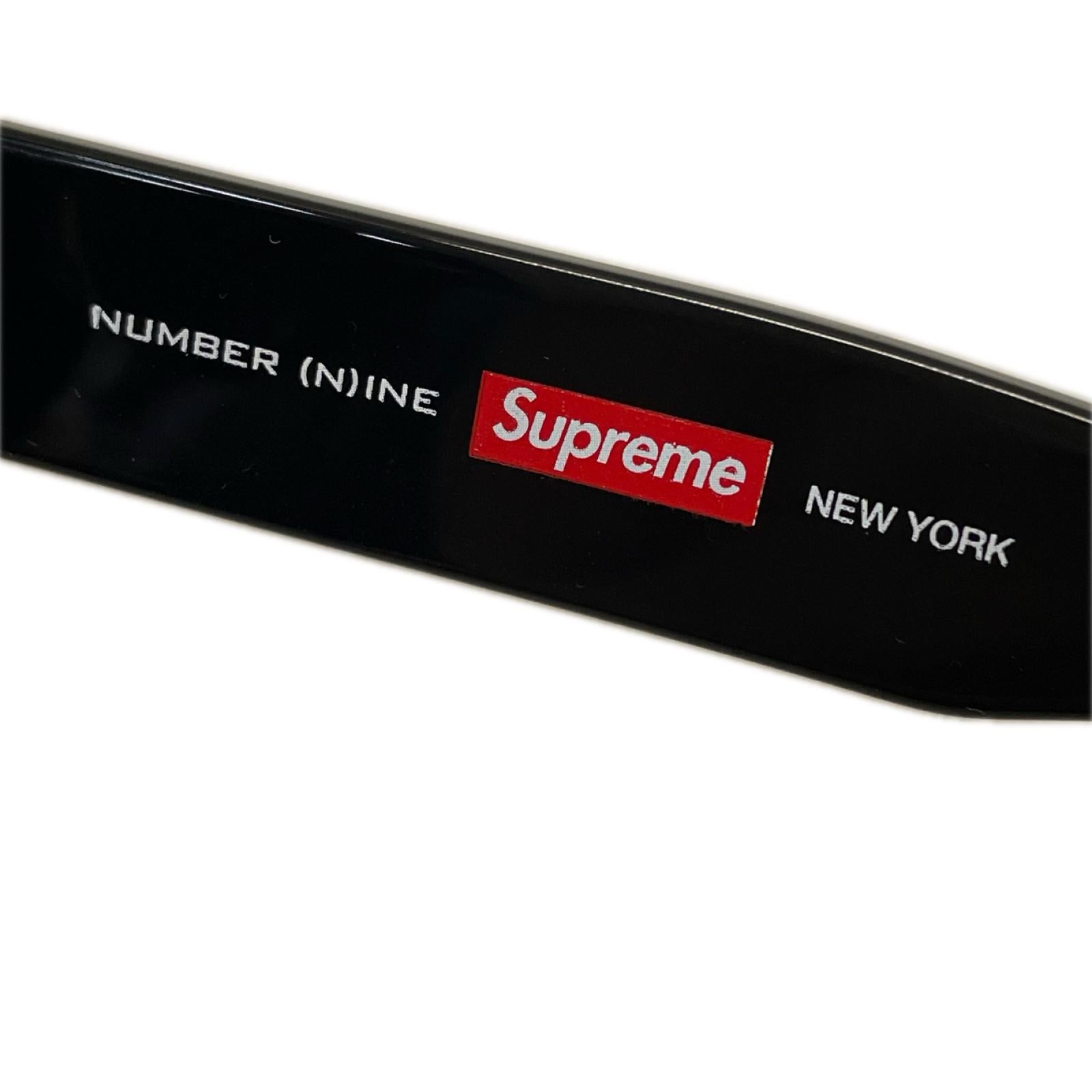 サングラス supreme×NUMBER(N)INE オーバルサングラス