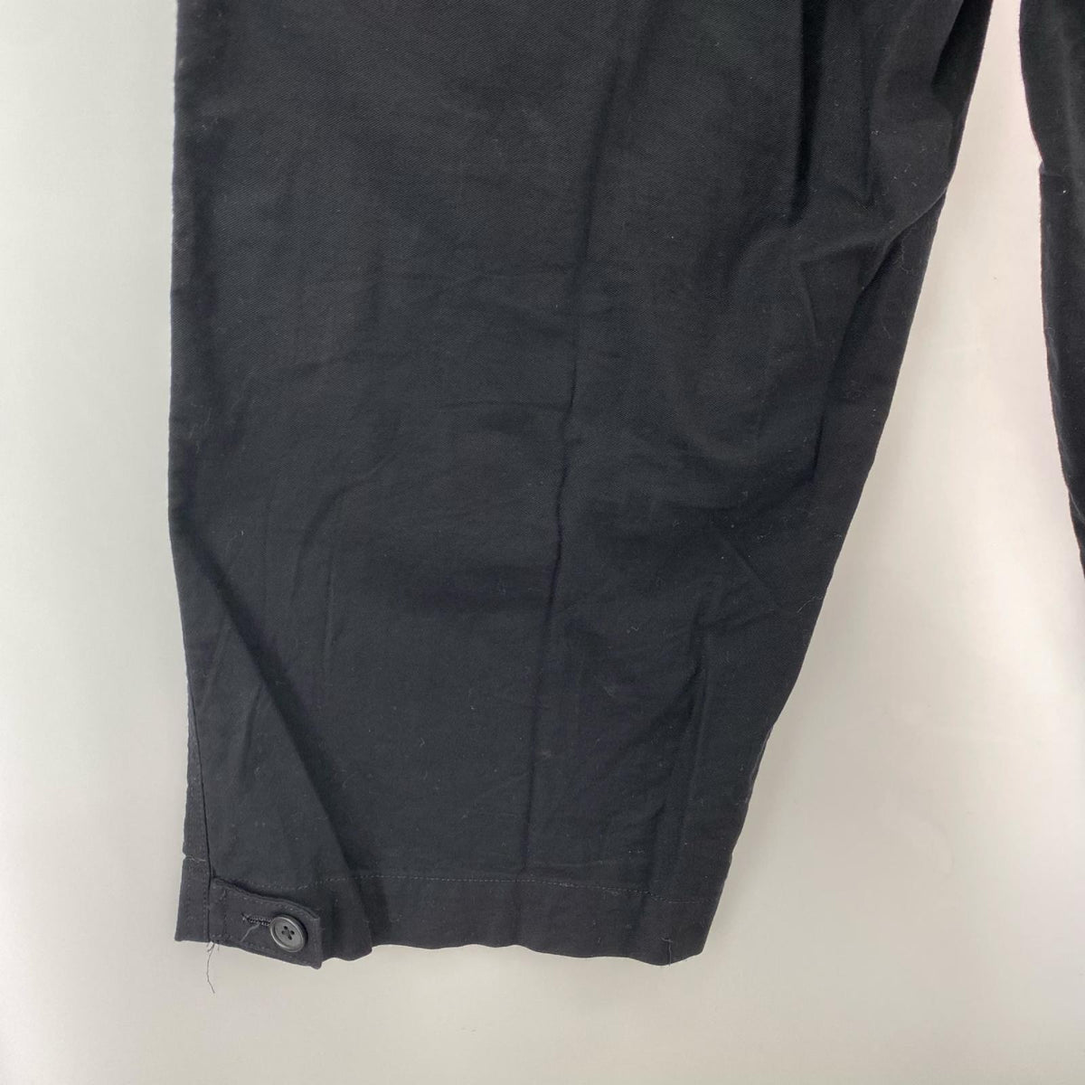 パンツ pour homme COTTON TWILL PANTS ﾌﾞﾗｯｸ (2) 2 ブラック