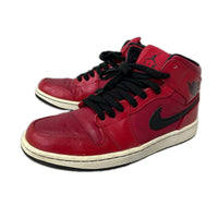 スニーカー AIR JORDAN 1 MID 26.5cm 554724-602 26.5cm (US8 1/2 UK8 EU43) レッド