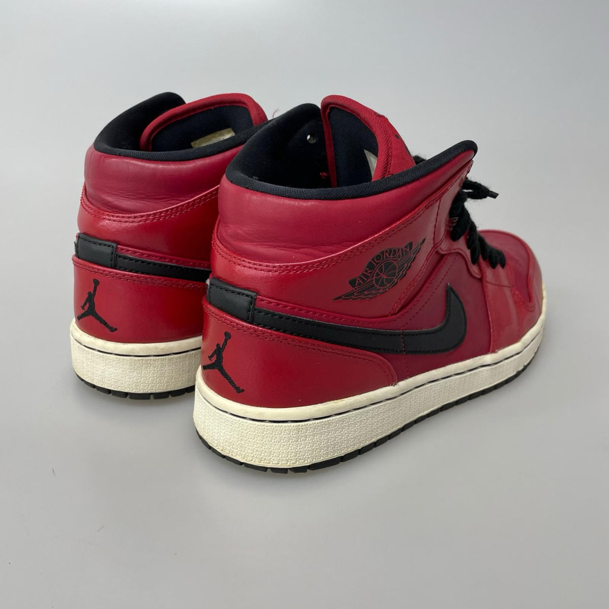 スニーカー AIR JORDAN 1 MID 26.5cm 554724-602 26.5cm (US8 1/2 UK8 EU43) レッド