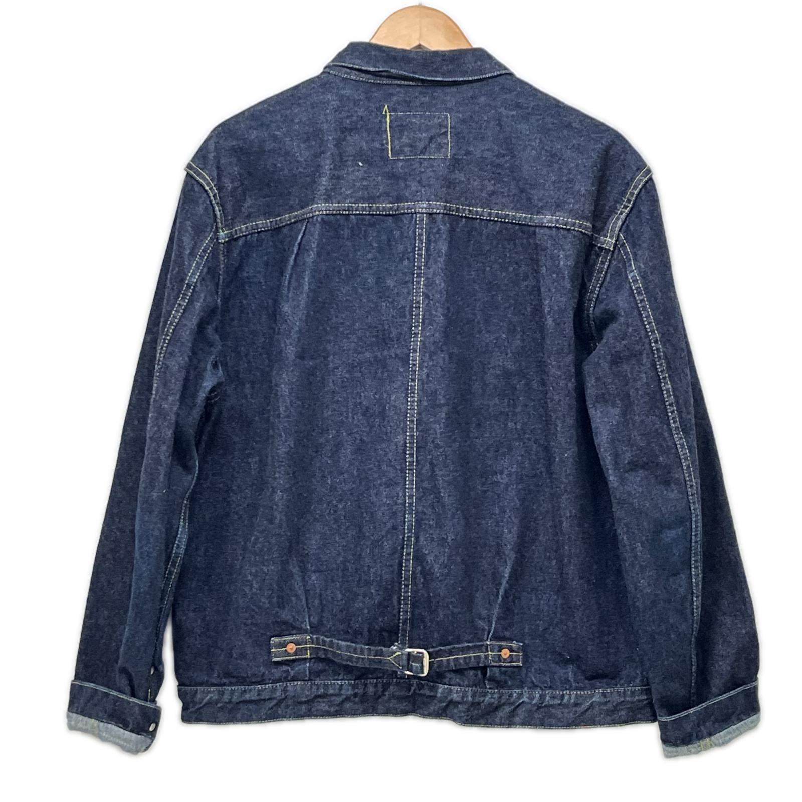 デニムジャケット TCB JEANS S40s 大戦ﾓﾃﾞﾙ Tﾊﾞｯｸ ﾃﾞﾆﾑｼﾞｬｹｯﾄ 46 ｲﾝﾃﾞｨｺﾞ 46