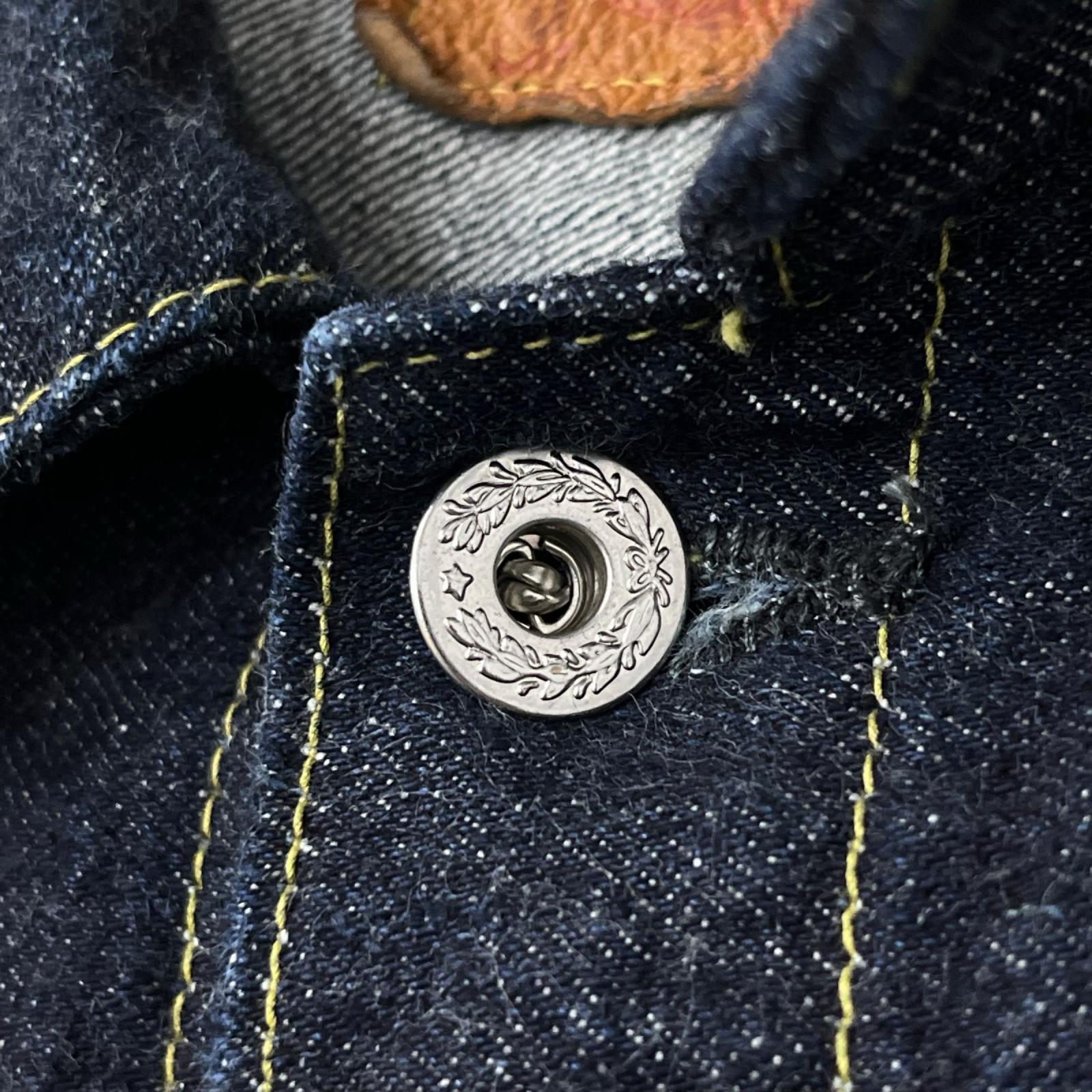 デニムジャケット TCB JEANS S40s 大戦ﾓﾃﾞﾙ Tﾊﾞｯｸ ﾃﾞﾆﾑｼﾞｬｹｯﾄ 46 ｲﾝﾃﾞｨｺﾞ 46
