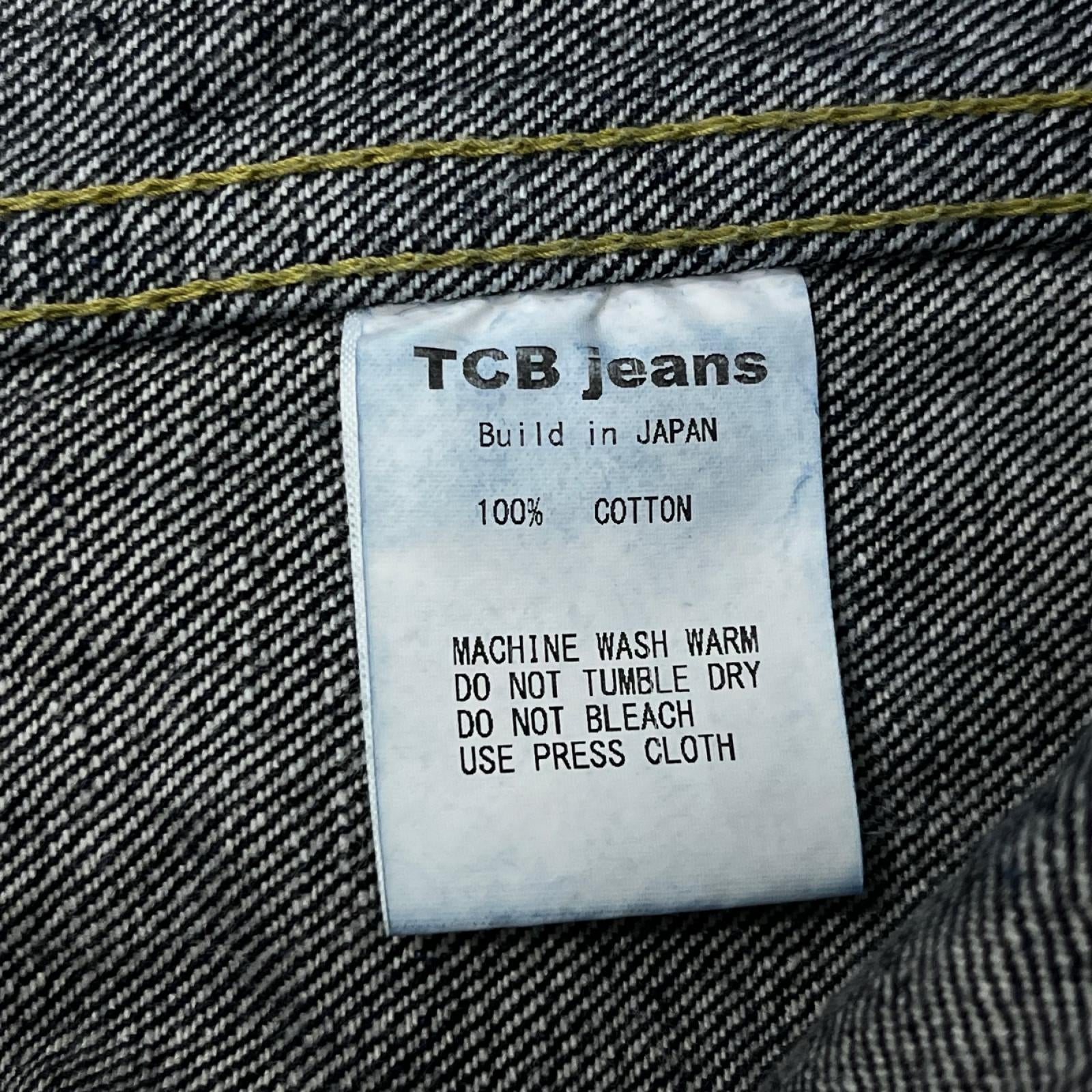 デニムジャケット TCB JEANS S40s 大戦ﾓﾃﾞﾙ Tﾊﾞｯｸ ﾃﾞﾆﾑｼﾞｬｹｯﾄ 46 ｲﾝﾃﾞｨｺﾞ 46