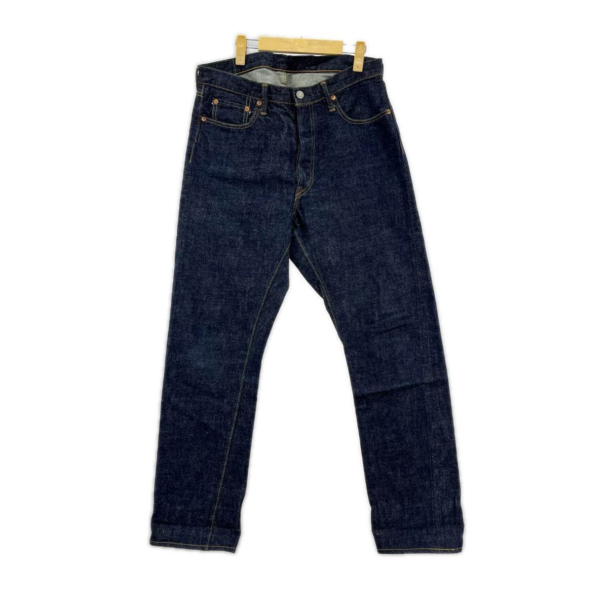 デニムパンツ TAPERED DENIM ONE WASH/buru-