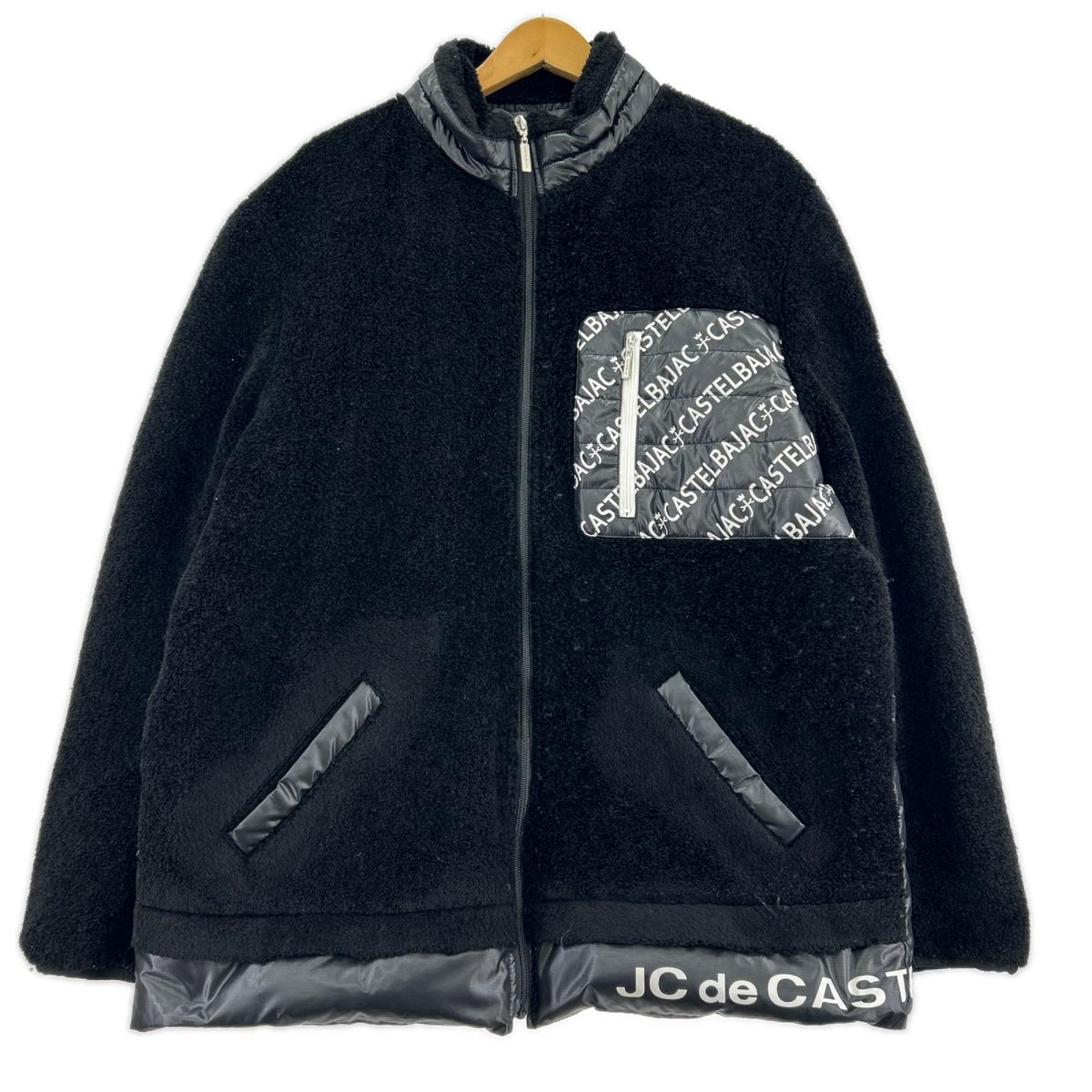 ダウンジャケット CASTELBAJAC ﾀﾞｳﾝ×ﾎﾞｱ ﾌﾞﾗｯｸ(50) 50 ブラック