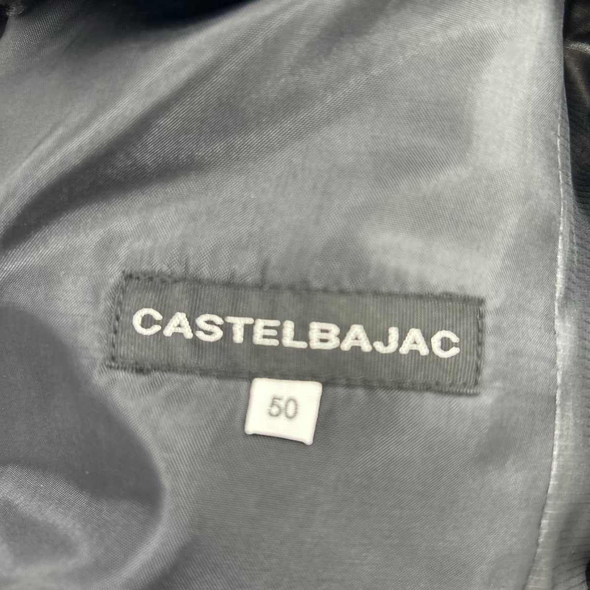 ダウンジャケット CASTELBAJAC ﾀﾞｳﾝ×ﾎﾞｱ ﾌﾞﾗｯｸ(50) 50 ブラック