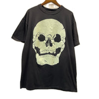 半袖Ｔシャツ 90s LATTEL MY BONES スカル　蓄光プリントTシャツ WILD ELEPHANTﾀｸﾞ LL ブラック