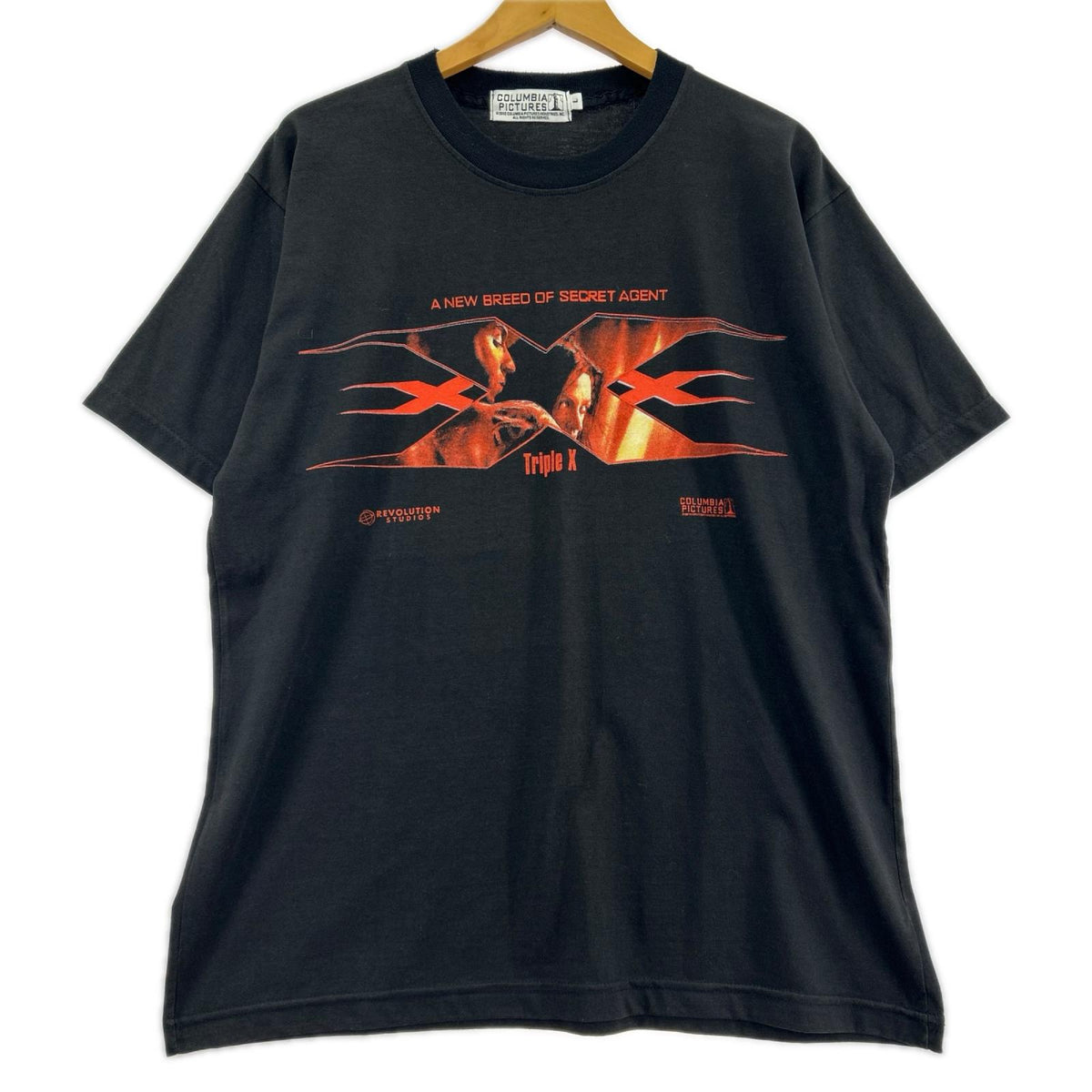 半袖Ｔシャツ 00S ﾄﾘﾌﾟﾙX ﾑｰﾋﾞｰT 黒 (L) L ブラック