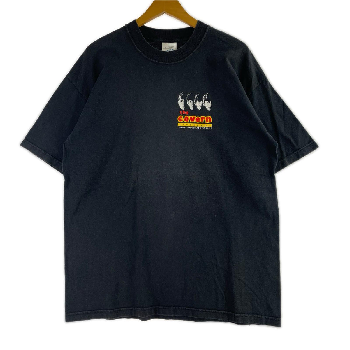 半袖Ｔシャツ 90S The Cavern ﾋﾞｰﾄﾙｽﾞ 黒 (L) L ブラック