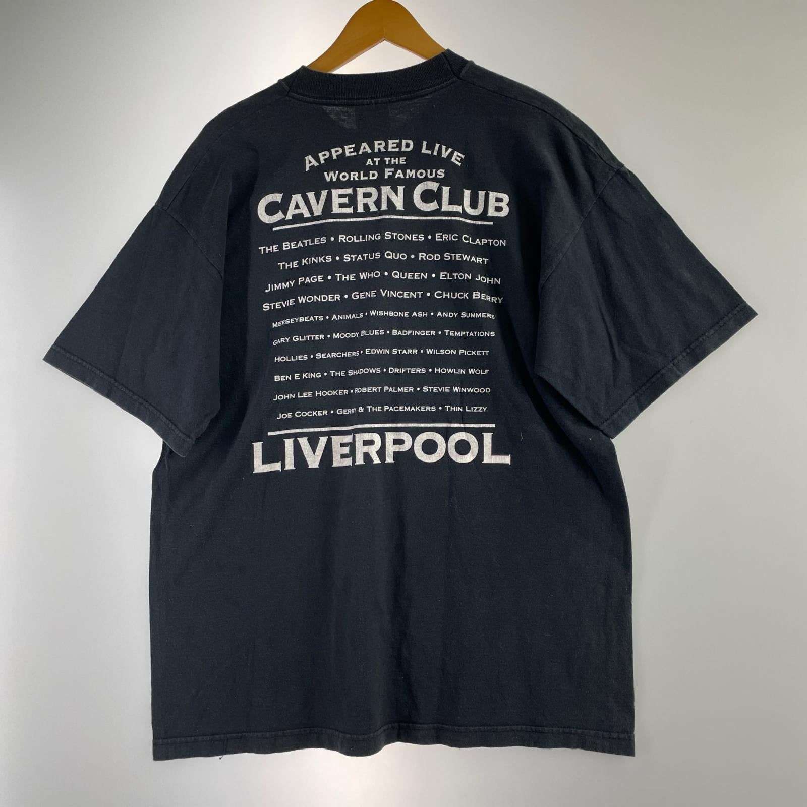 半袖Ｔシャツ 90S The Cavern ﾋﾞｰﾄﾙｽﾞ 黒 (L) L ブラック