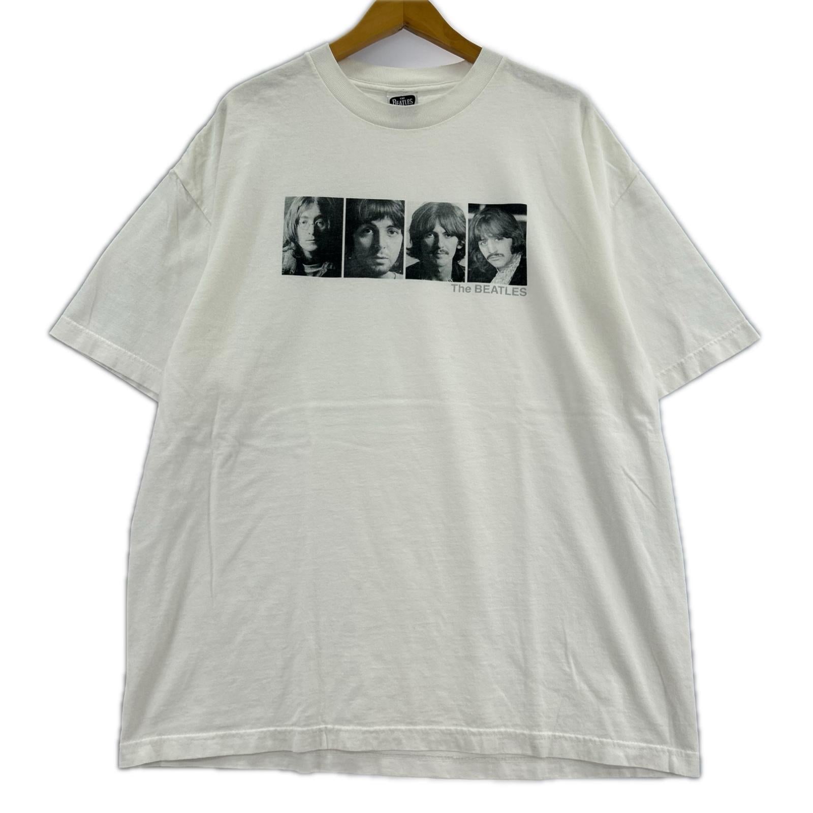 半袖Ｔシャツ 90S The Beatles ﾓﾉｸﾛﾎﾟｰﾄﾚｰﾄ 白 ホワイト