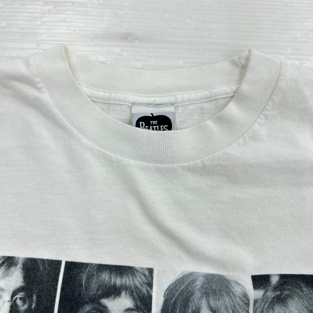 半袖Ｔシャツ 90S The Beatles ﾓﾉｸﾛﾎﾟｰﾄﾚｰﾄ 白 ホワイト