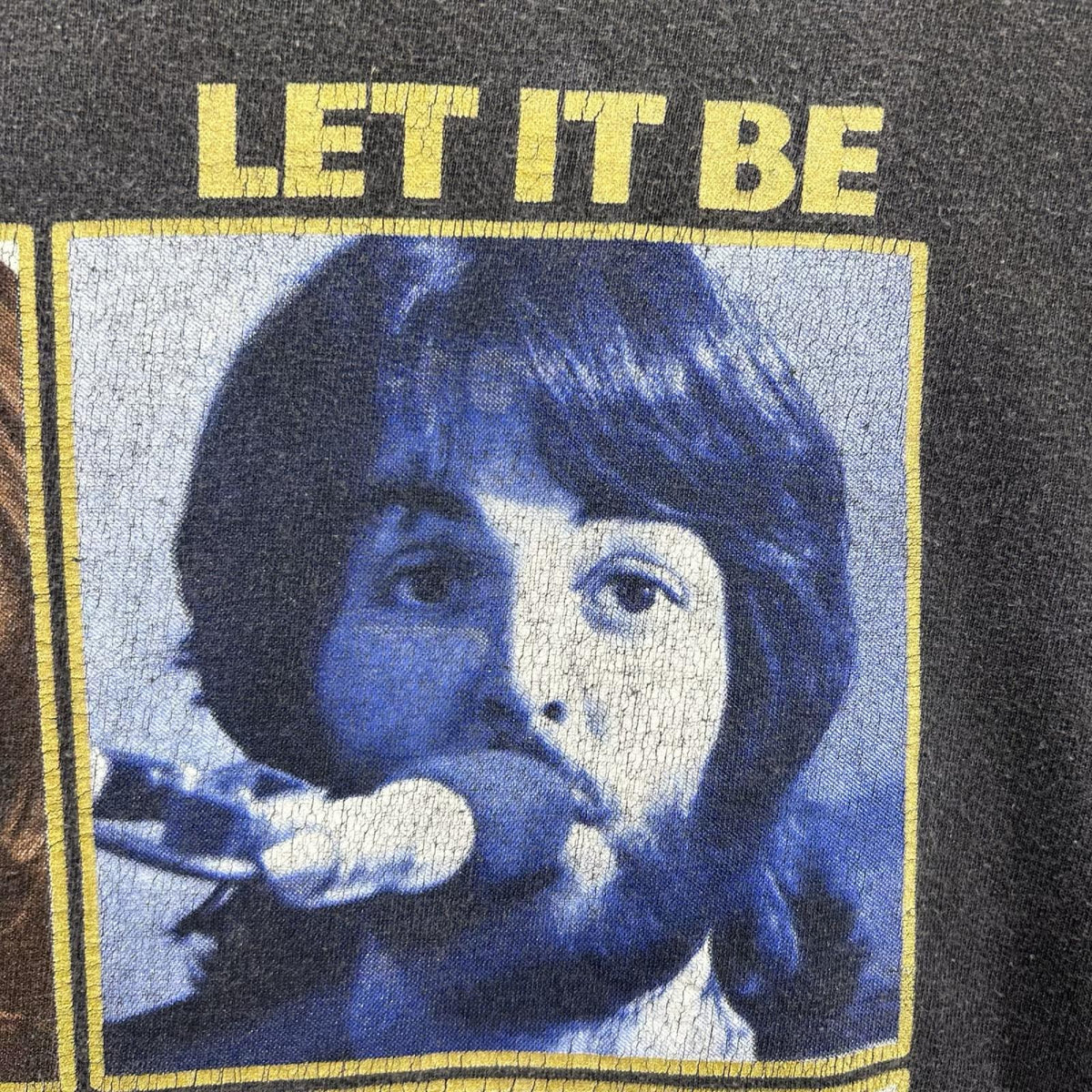 半袖Ｔシャツ 09年製 The Beatles let it be ブラック