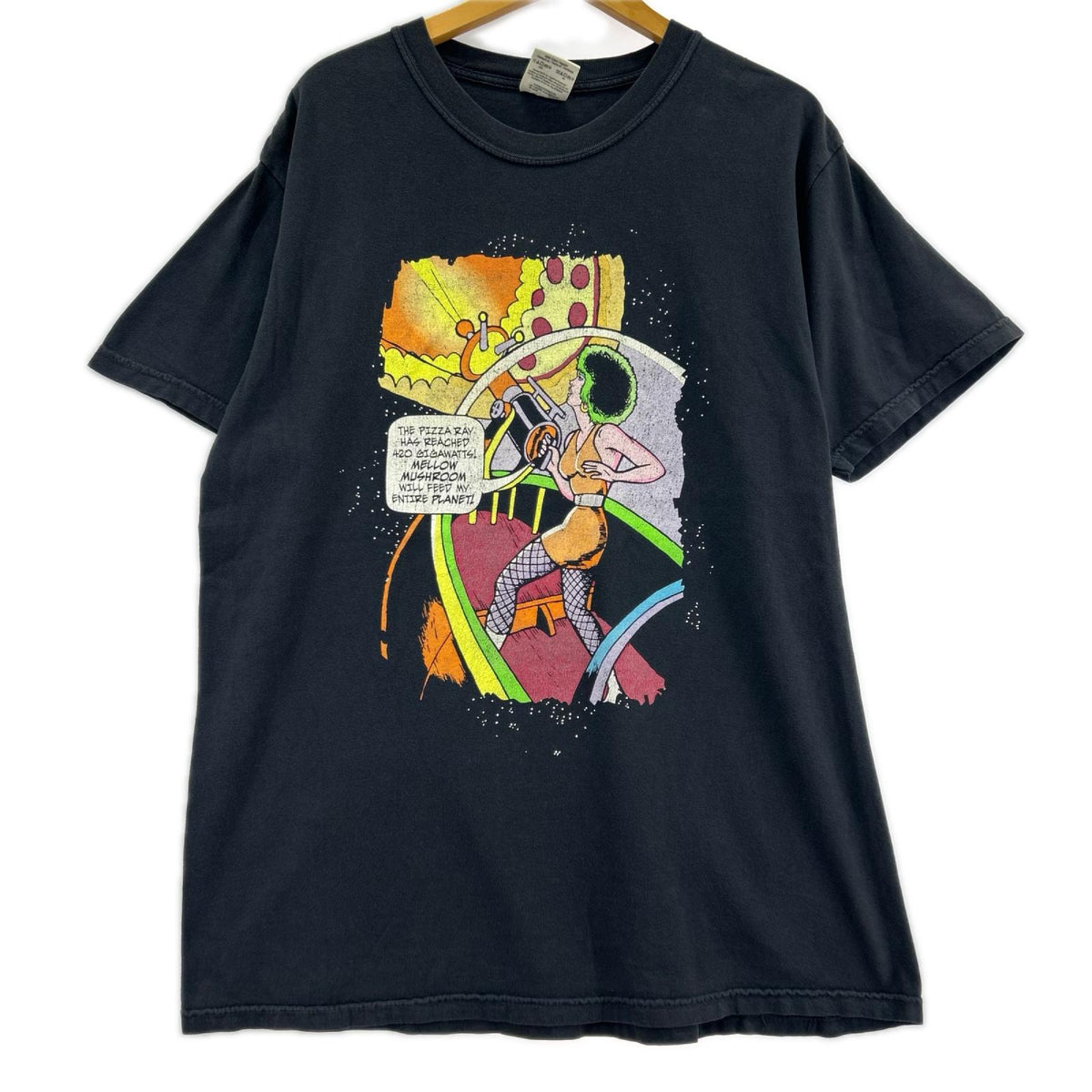 半袖Ｔシャツ 00S コミックTｼｬﾂ BLK L L ブラック