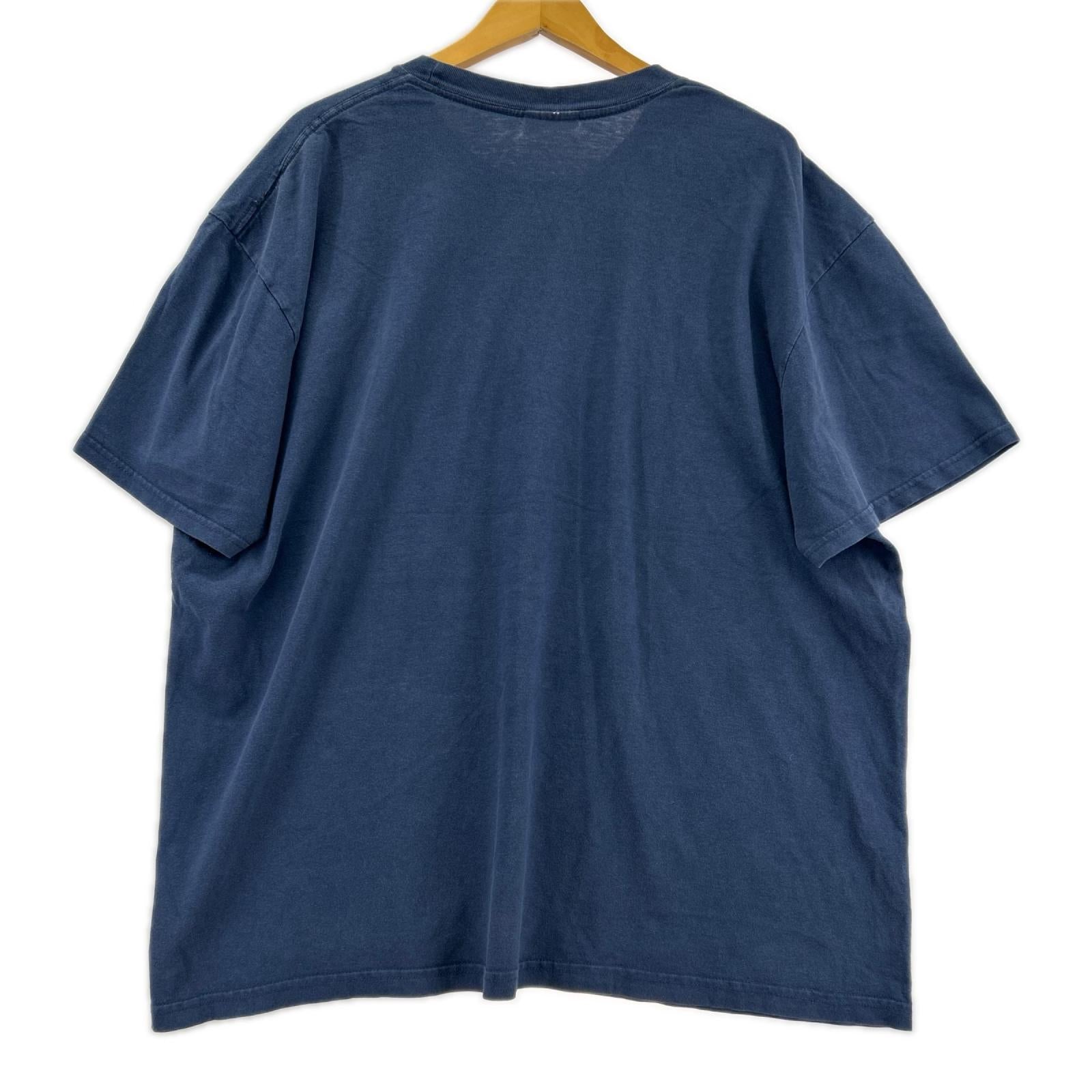 半袖Ｔシャツ 00S NIKE ﾌﾟﾘﾝﾄT NVY XXL ネイビー