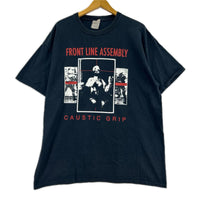 半袖Ｔシャツ 00s FRONT LINE ASSEMBLY BLK ネイビー