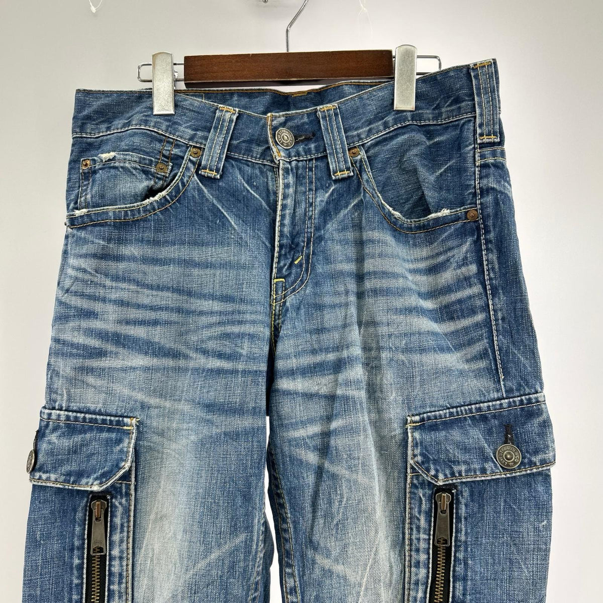 デニムパンツ OL708-0002 ｶｰｺﾞﾌﾚｱ 32 ネイビー