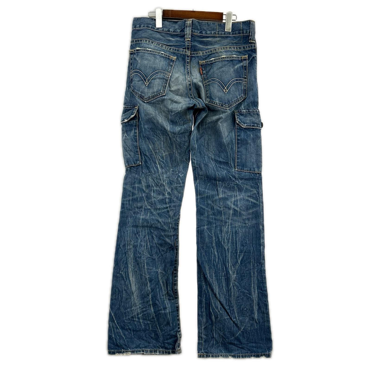 デニムパンツ OL708-0002 ｶｰｺﾞﾌﾚｱ 32 ネイビー