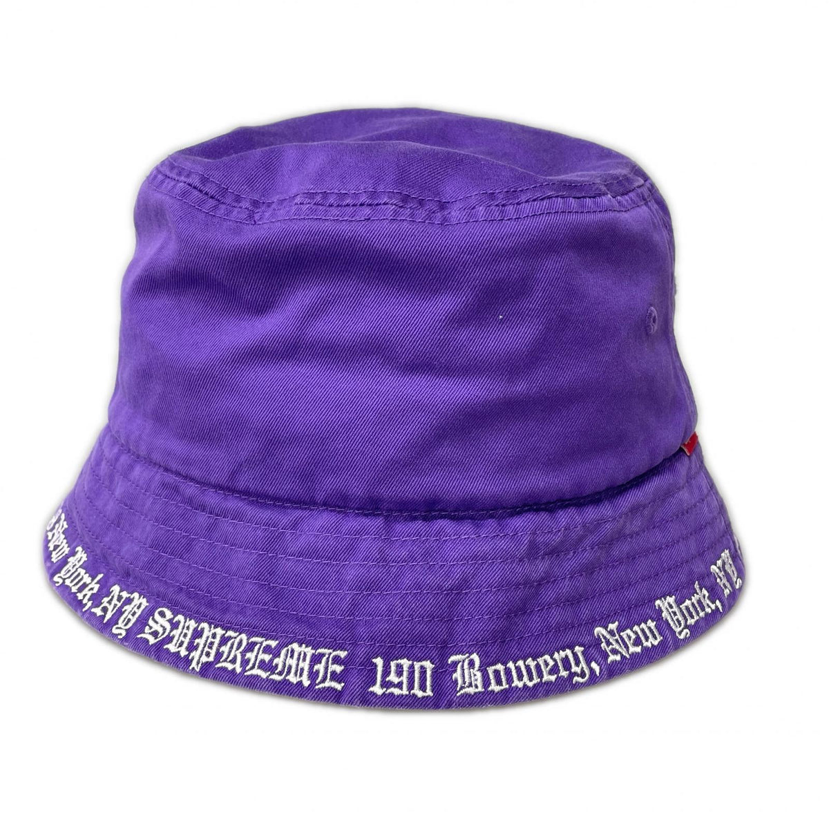 ハット 23ss Embroidered Brim Crusher Purple パープル