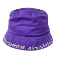 ハット 23ss Embroidered Brim Crusher Purple パープル