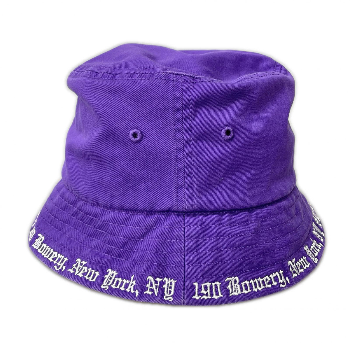 ハット 23ss Embroidered Brim Crusher Purple パープル