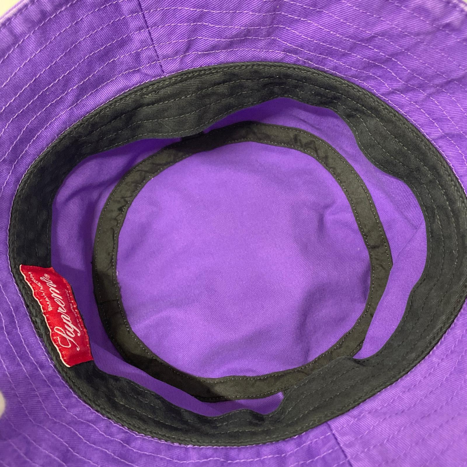 ハット 23ss Embroidered Brim Crusher Purple パープル