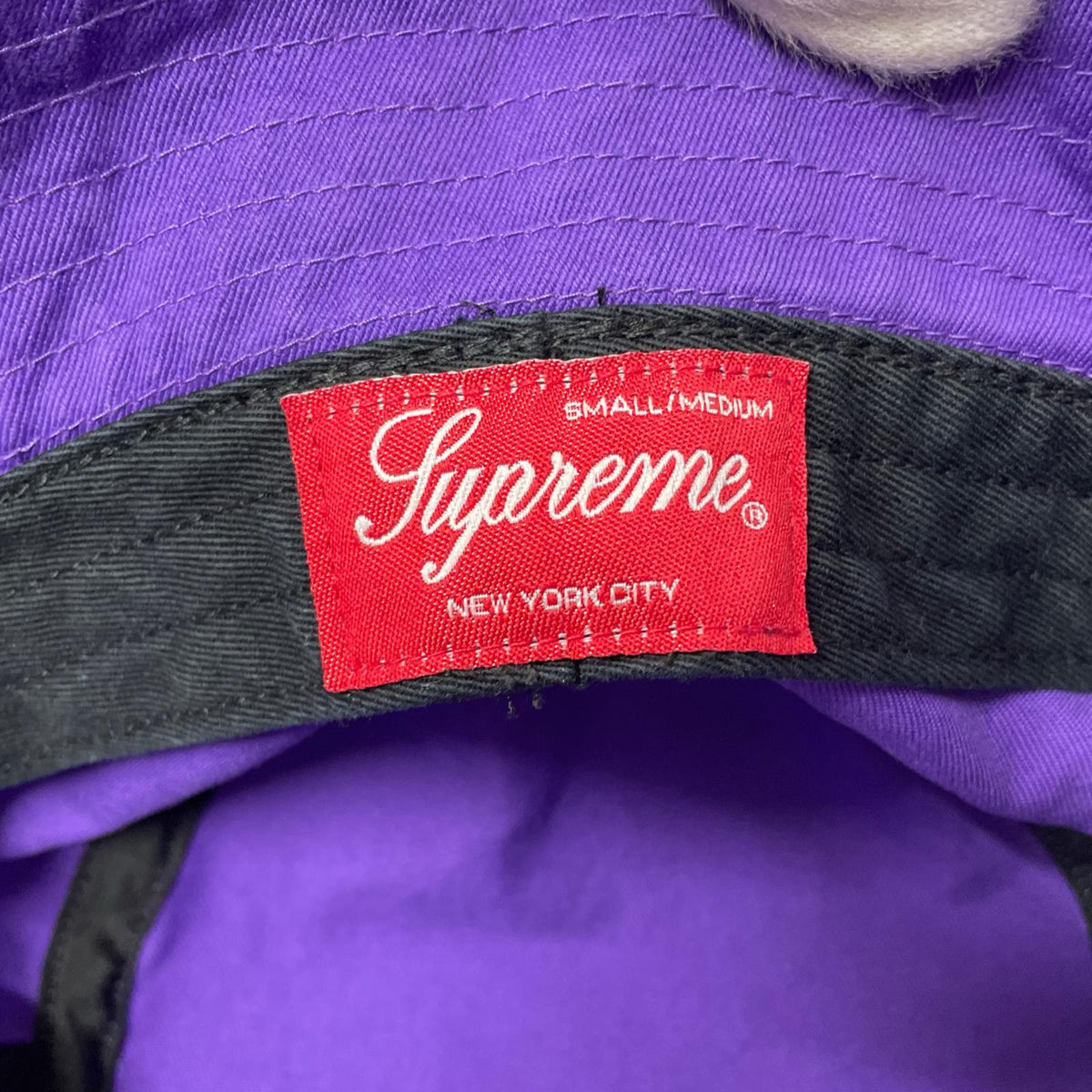 ハット 23ss Embroidered Brim Crusher Purple パープル