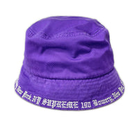 ハット 23ss Embroidered Brim Crusher Purple パープル