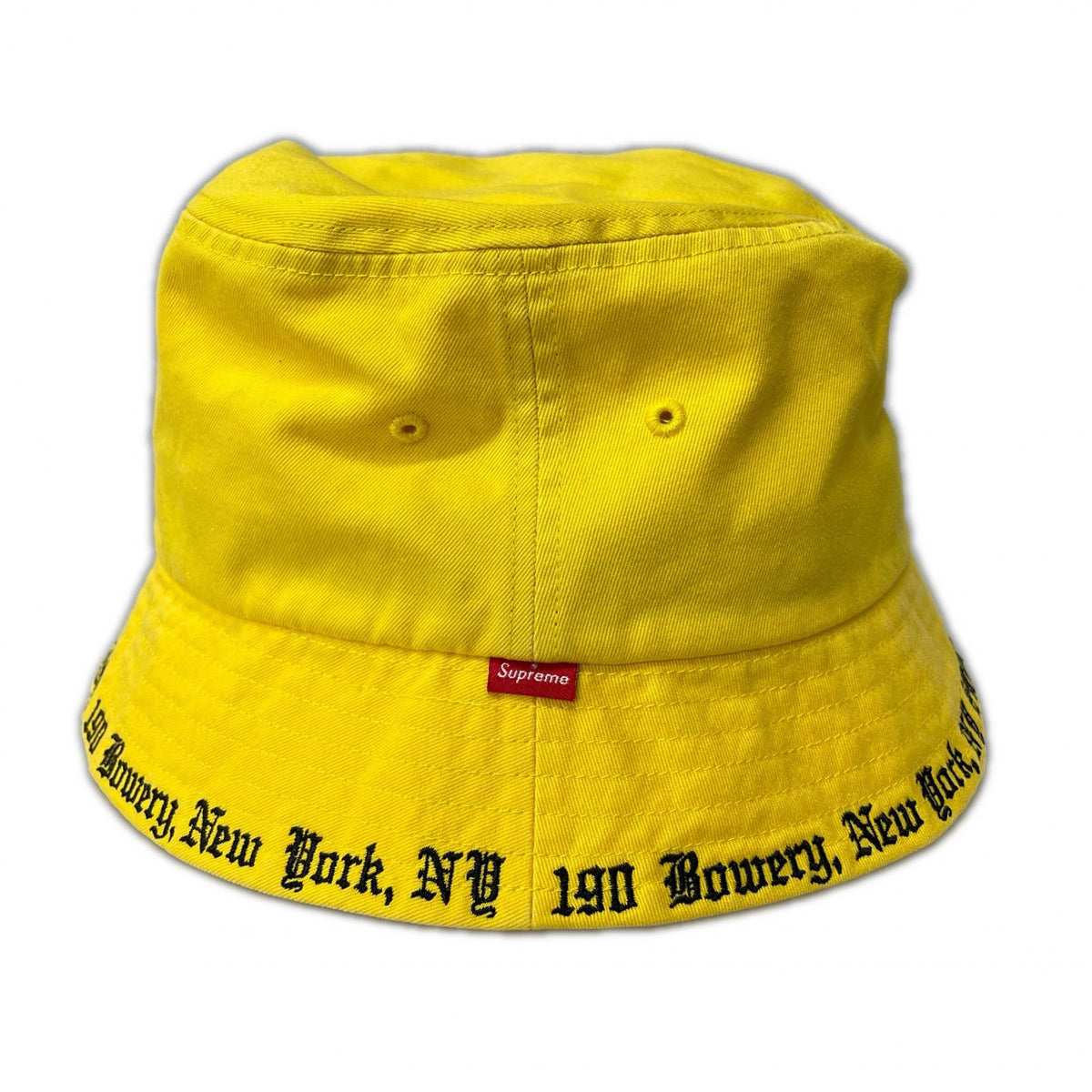 ハット 23ss Embroidered Brim Crusher Yellow イエロー