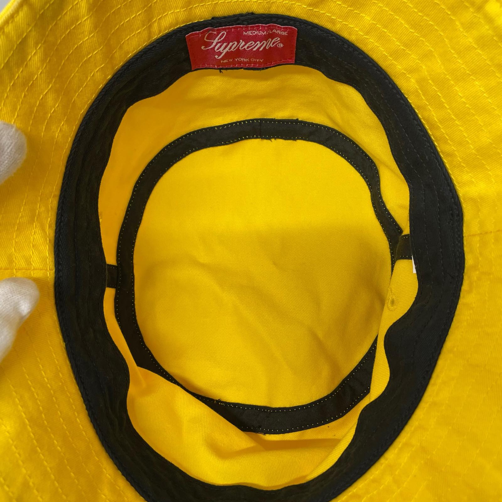 ハット 23ss Embroidered Brim Crusher Yellow イエロー