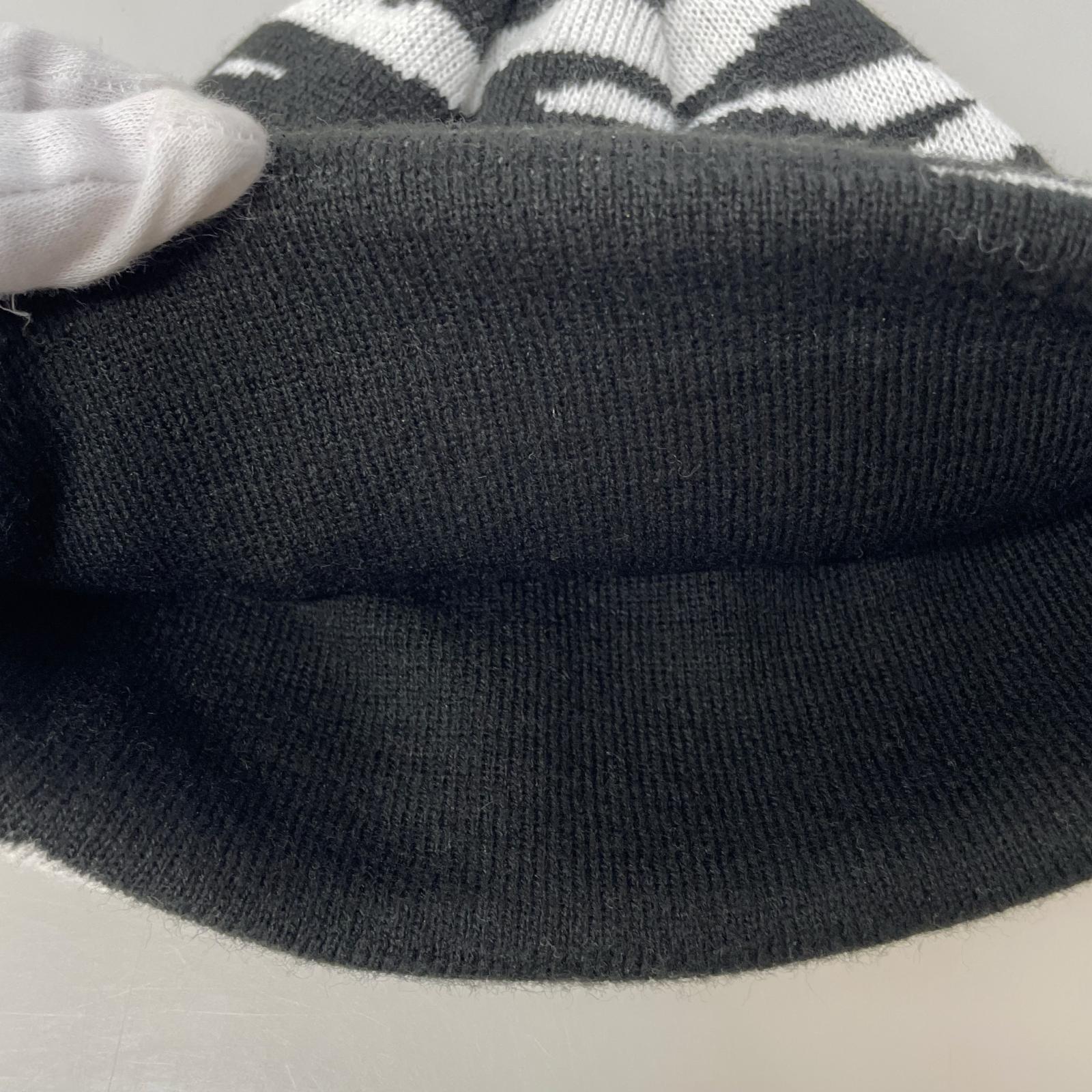 ハット 22AW Box Logo Beanie Zebra